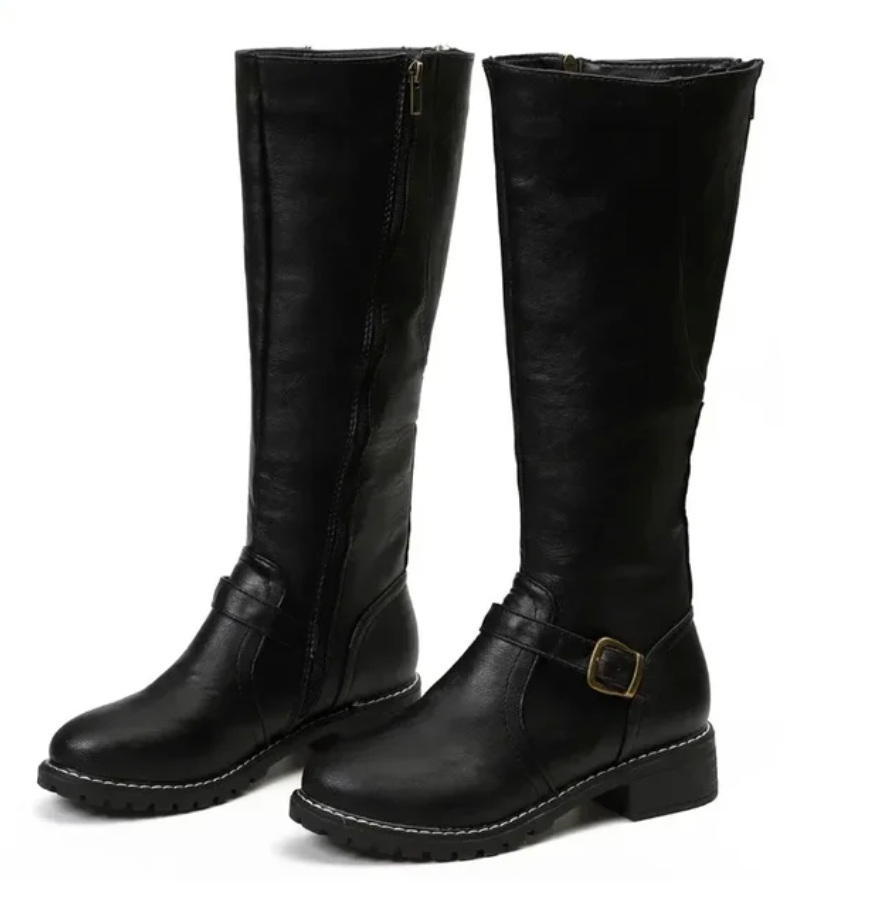 Clarisse | Classic Knee-High Riding Boots