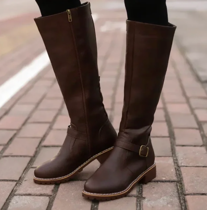 Clarisse | Classic Knee-High Riding Boots