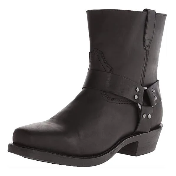 Rowena | Classic Mid-Calf Harness Boots