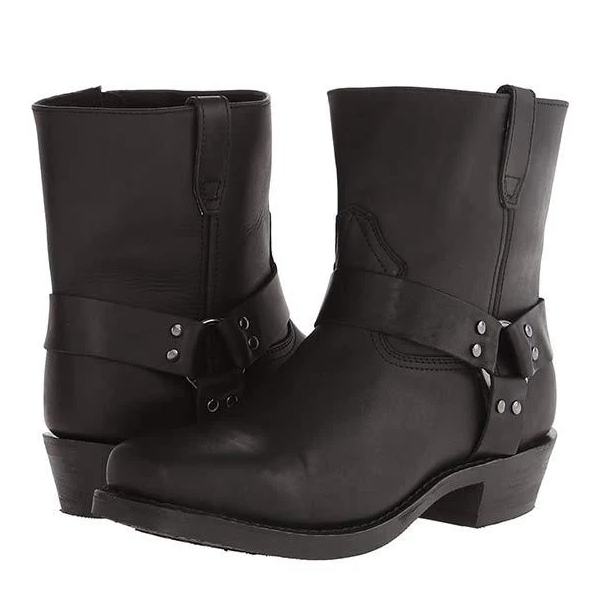 Rowena | Classic Mid-Calf Harness Boots