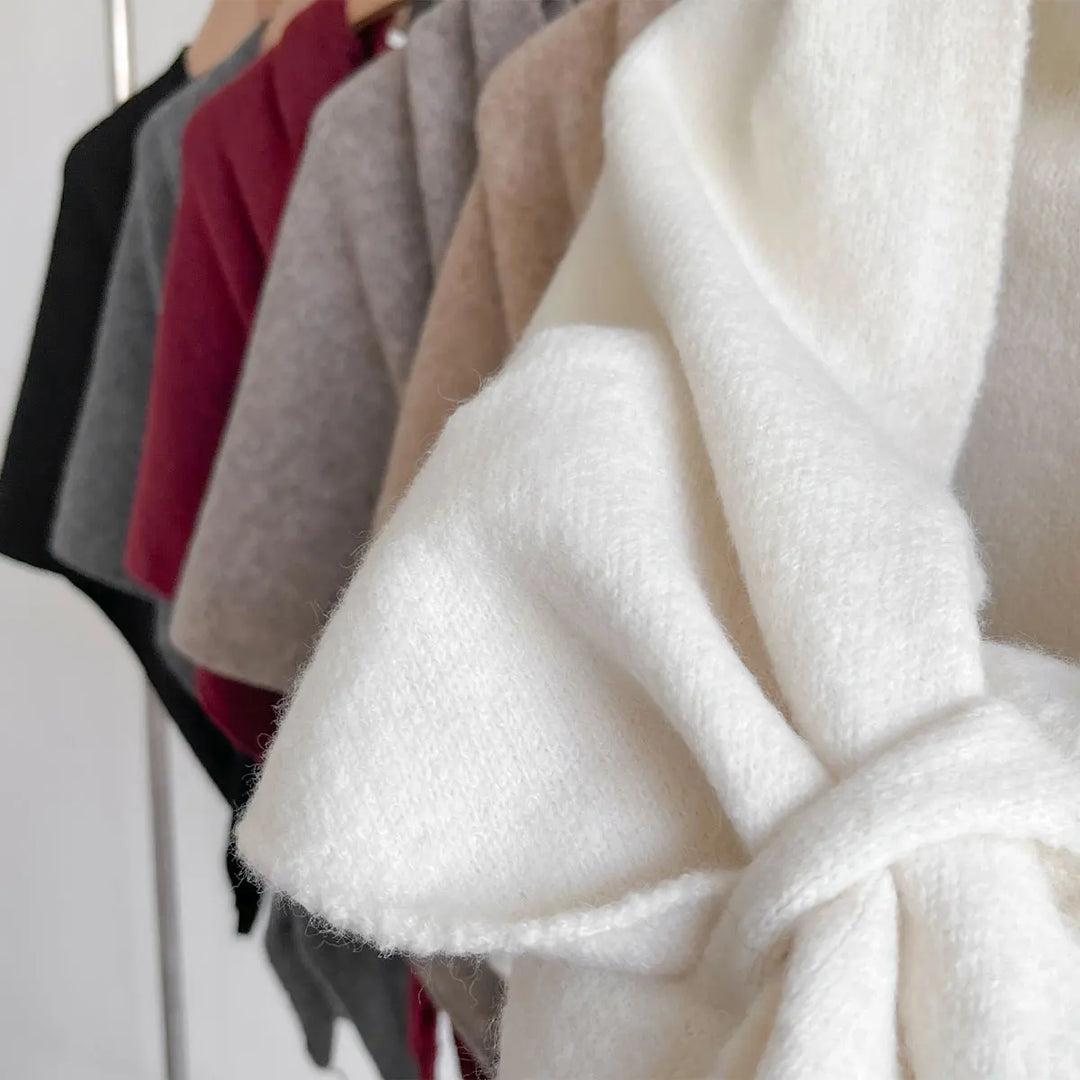 Alba | Tie Front Wrap Shawl