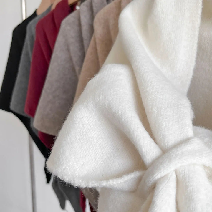 Alba | Tie Front Wrap Shawl