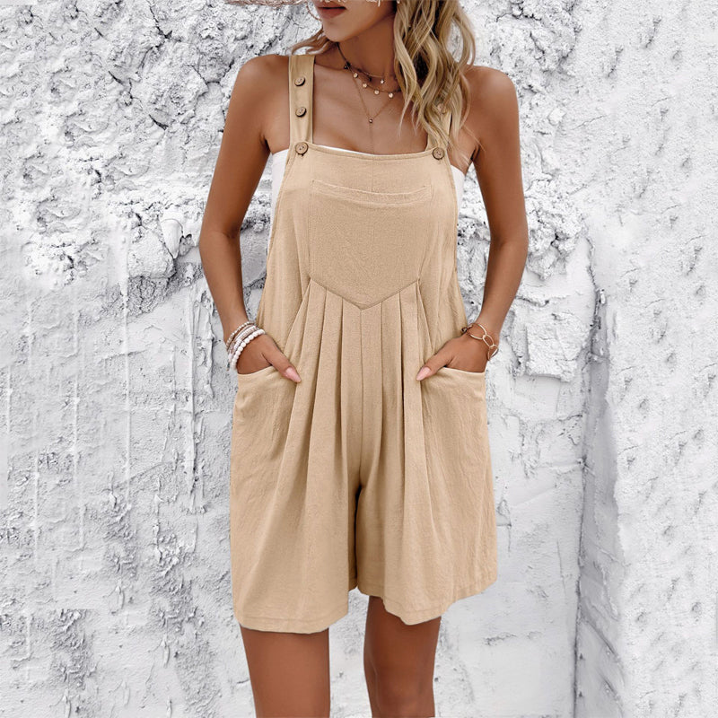 Danie | Button Strap Summer Romper
