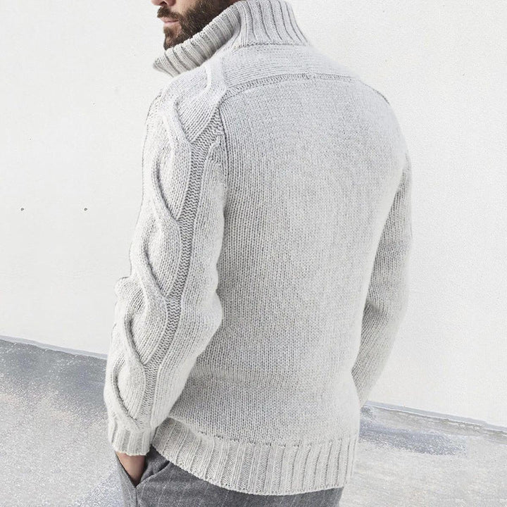 Rowan | Zip Up Knit Sweater