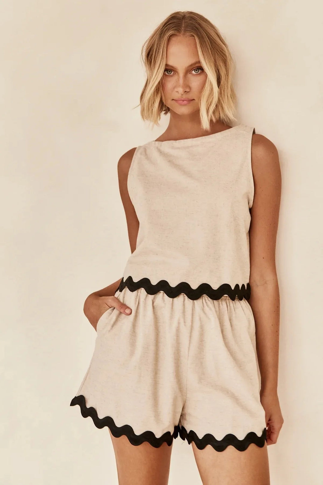 Averie | Playful Scallop Hem Co-ord Set