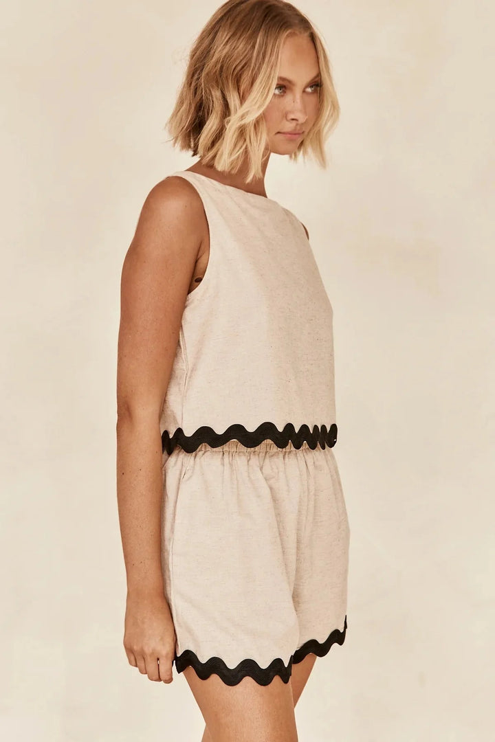 Averie | Playful Scallop Hem Co-ord Set