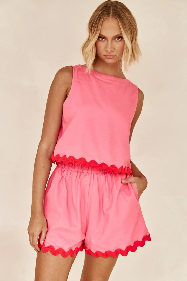 Averie | Playful Scallop Hem Co-ord Set