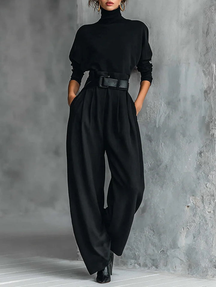 Nadia | Women’s Elegant Black Jumpsuit