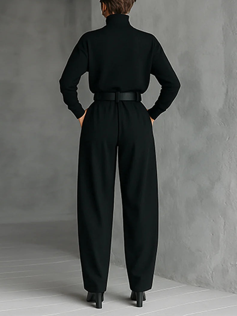 Nadia | Women’s Elegant Black Jumpsuit