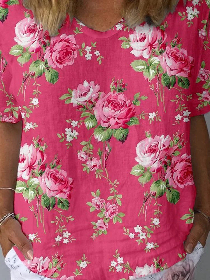 Ameline | Women’s Floral Print Blouse