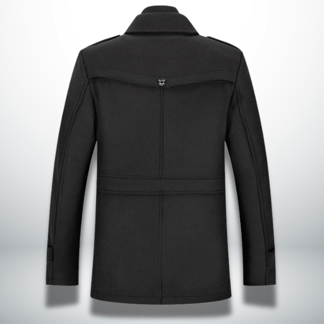 Alaric | Refined Double - Layer Men's Coat - Jackets - MOOD Melbourne