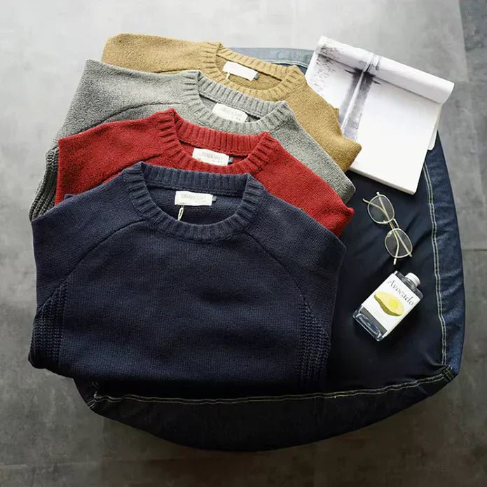 Alaric | Vintage Elbow - Patch Sweater - Sweater - MOOD Melbourne