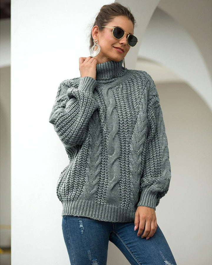 Alina | Chunky Cable - Knit Women’s Sweater - Sweater - MOOD Melbourne