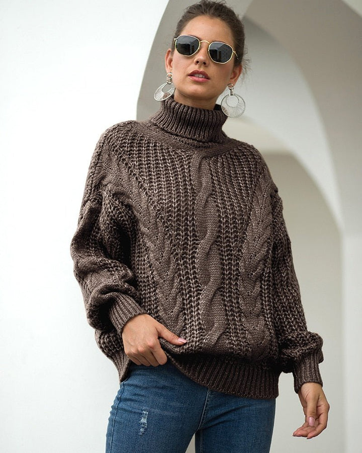 Alina | Chunky Cable - Knit Women’s Sweater - Sweater - MOOD Melbourne