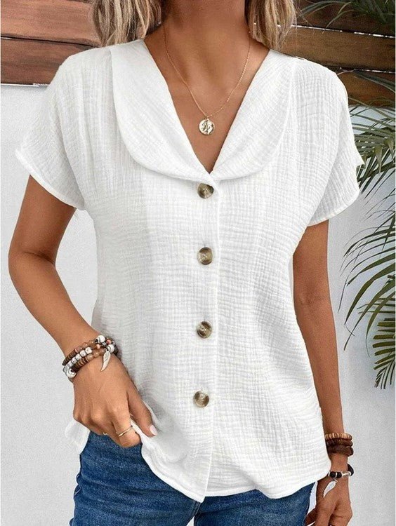 Aliyah™ - Chic Summer Blouse - MOOD Melbourne