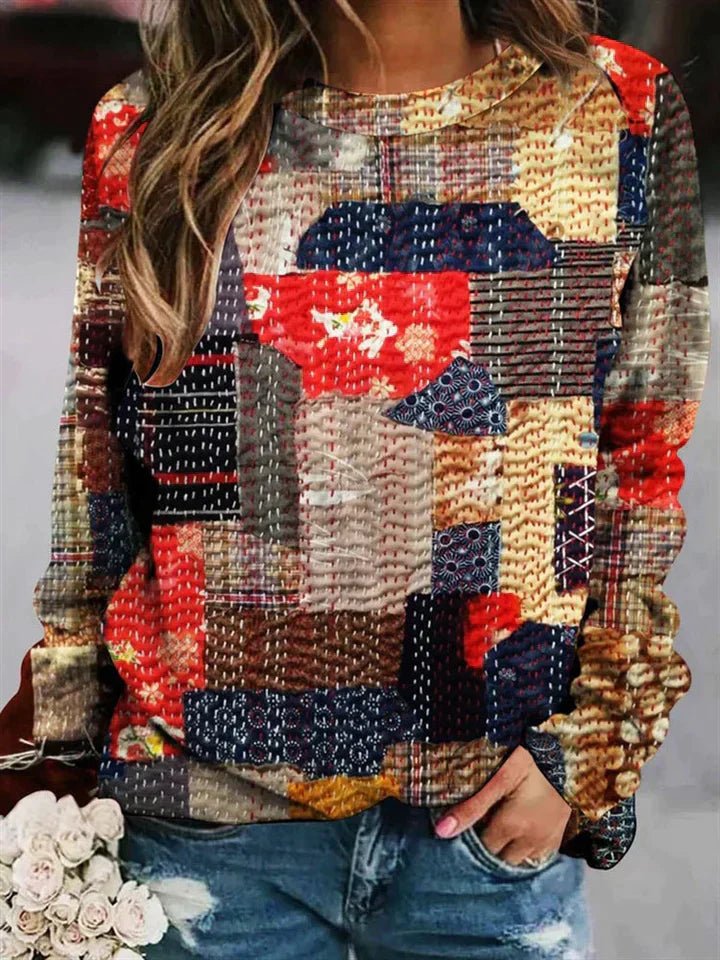 Alysa - Printed wool pullover - MOOD Melbourne