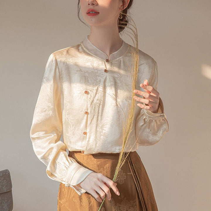 Aveline | Elegant Vintage - Inspired Blouse - Blouses & Shirts - MOOD Melbourne