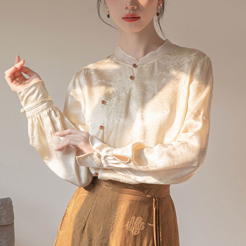 Aveline | Elegant Vintage - Inspired Blouse - Blouses & Shirts - MOOD Melbourne