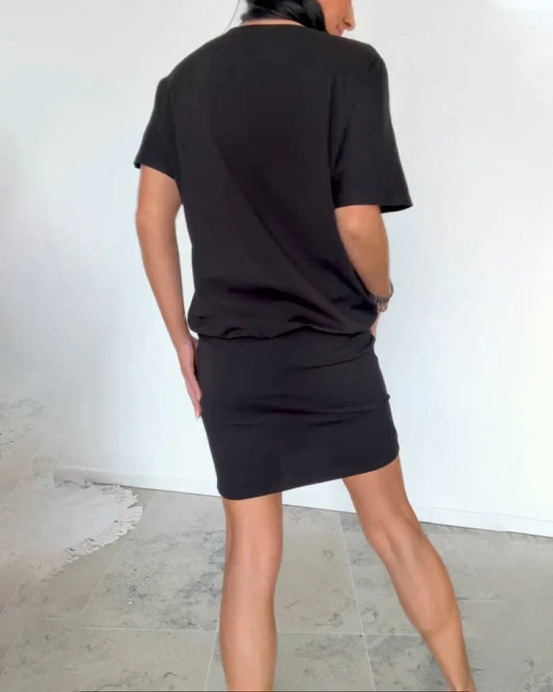 Kaelyn | Casual T-Shirt Dress Set