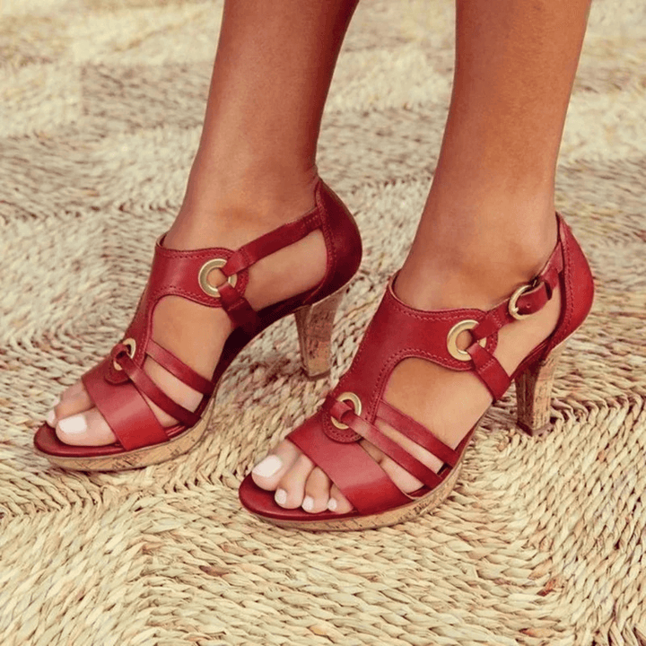BELLA - Comfortable Heeled Sandals - Sandals Clearance - MOOD Melbourne