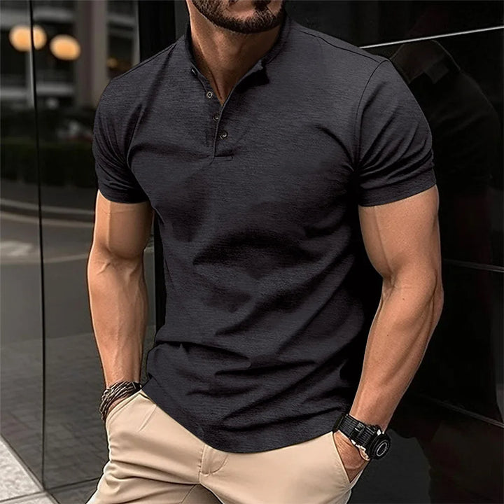 High Quality V-neck Men's T-shirt