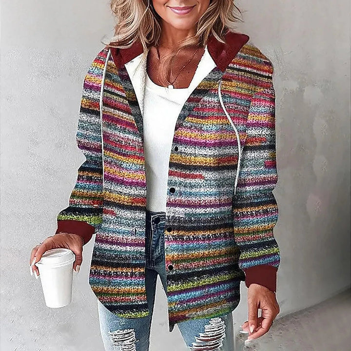 Brielle | Cozy Plaid Hooded Jacket - Jackets - AUS - 0285 - MOOD Melbourne