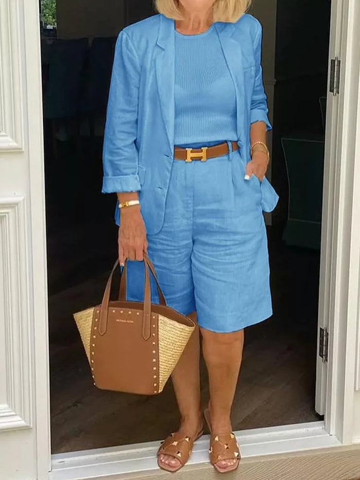 Amandina | Casual Set Blazer and Shorts