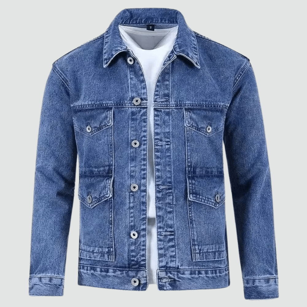 Caleb | Classic Lightweight Men’s Denim Jacket - Jackets - MOOD Melbourne