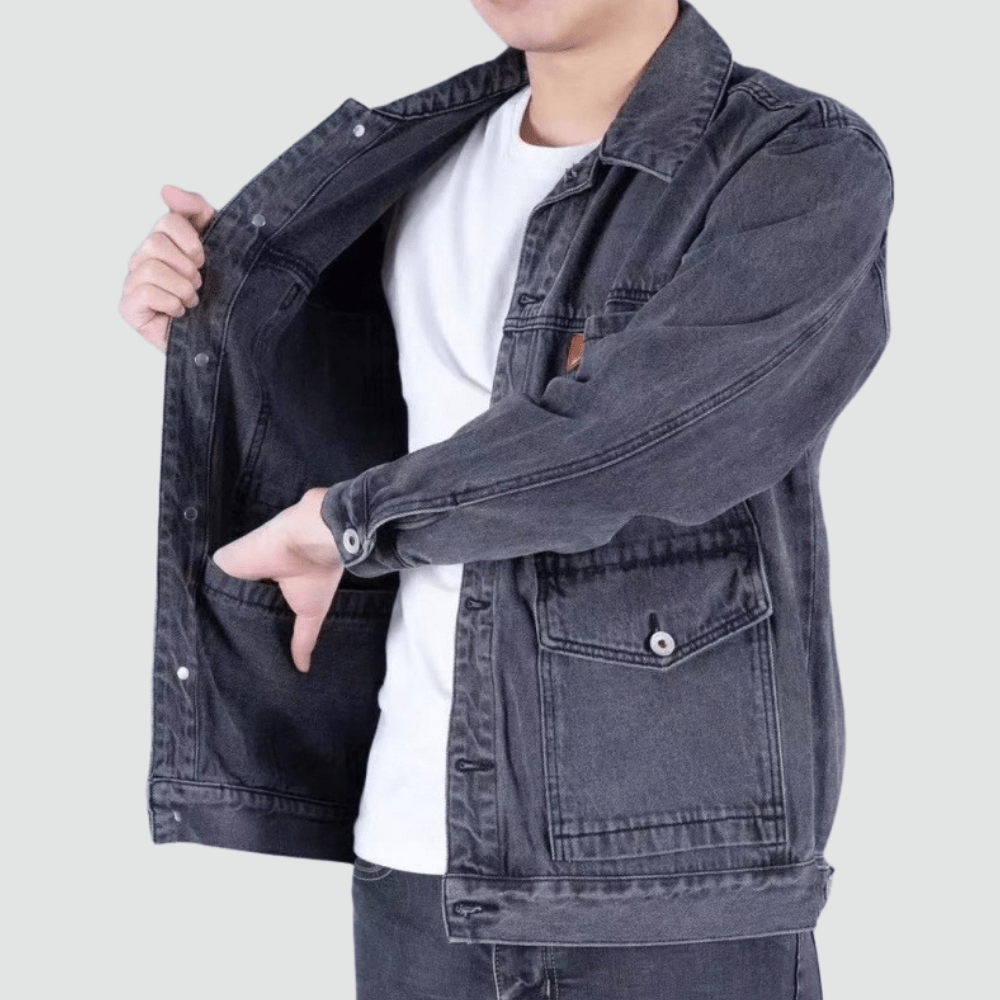 Caleb | Classic Lightweight Men’s Denim Jacket - Jackets - MOOD Melbourne