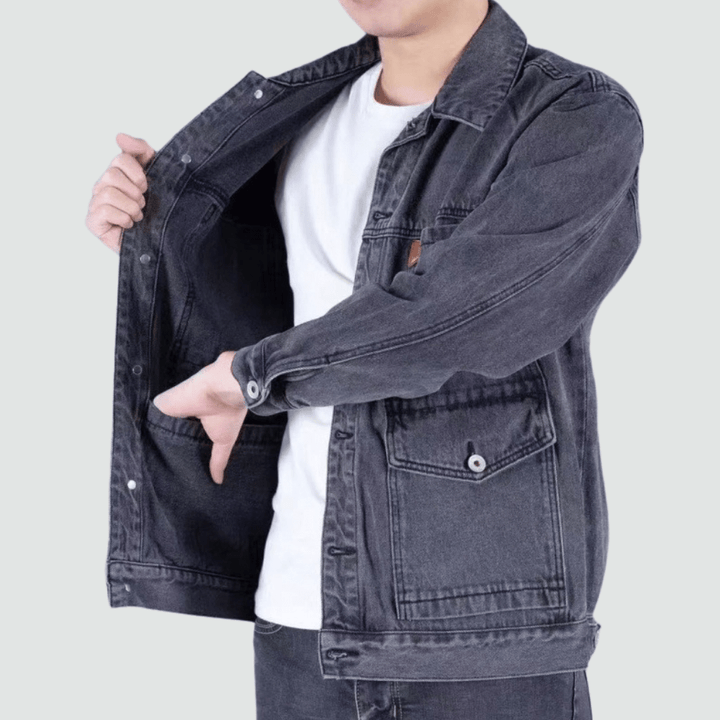 Caleb | Classic Lightweight Men’s Denim Jacket - Jackets - MOOD Melbourne