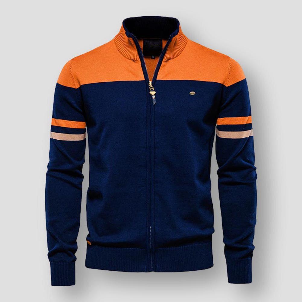 Callen | Retro Zip - Up Track Sweater - Sweater - MOOD Melbourne