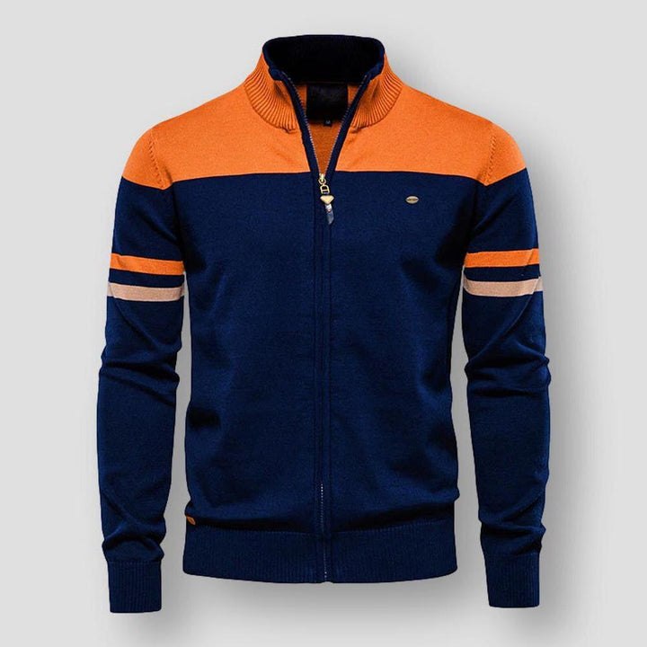 Callen | Retro Zip - Up Track Sweater - Sweater - MOOD Melbourne