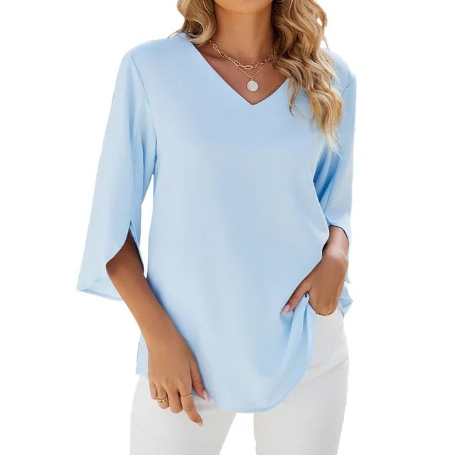 CARA - V - neck blouse - Tops - MOOD Melbourne