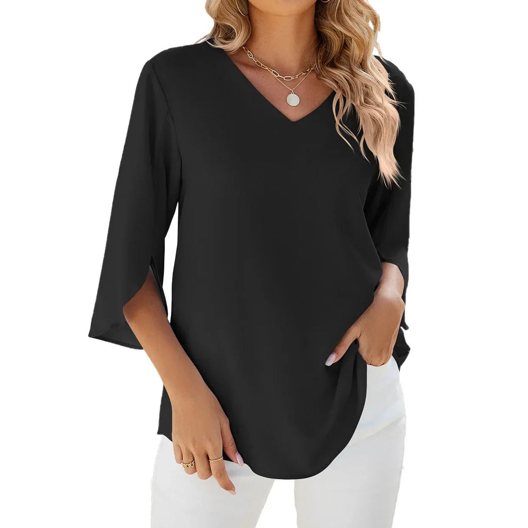 CARA - V - neck blouse - Tops - MOOD Melbourne