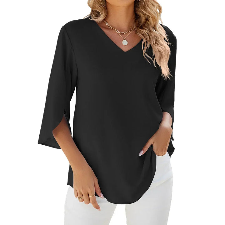 CARA - V - neck blouse - Tops - MOOD Melbourne