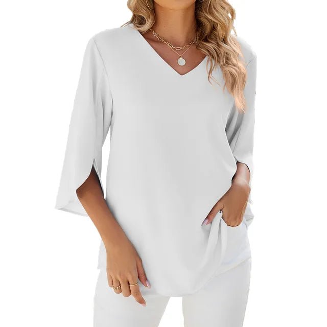 CARA - V - neck blouse - Tops - MOOD Melbourne