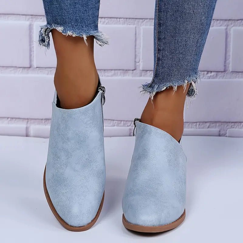 Celina | Asymmetrical Slip - On Comfort Shoes - Boots - MOOD Melbourne