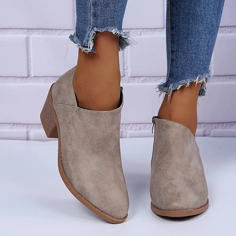 Celina | Asymmetrical Slip - On Comfort Shoes - Boots - MOOD Melbourne