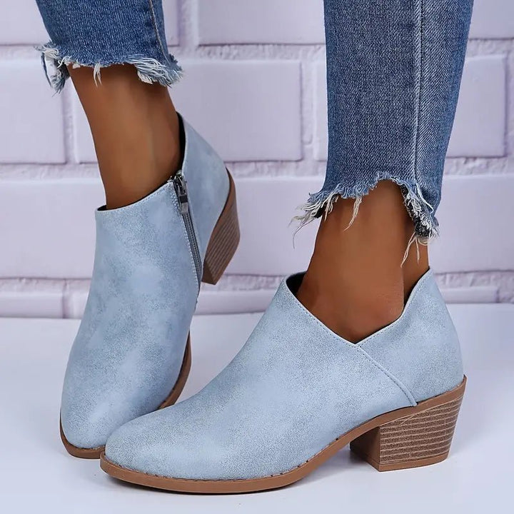 Celina | Asymmetrical Slip - On Comfort Shoes - Boots - MOOD Melbourne