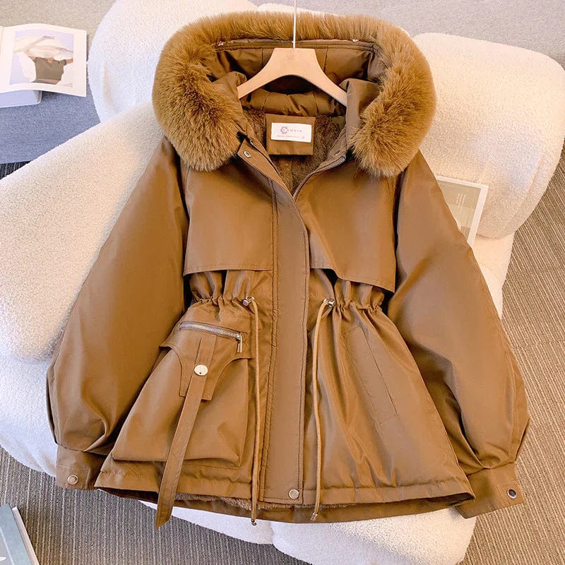 Cheryl | Stylish Spring Fur Coat - Coats & Jackets - MOOD Melbourne