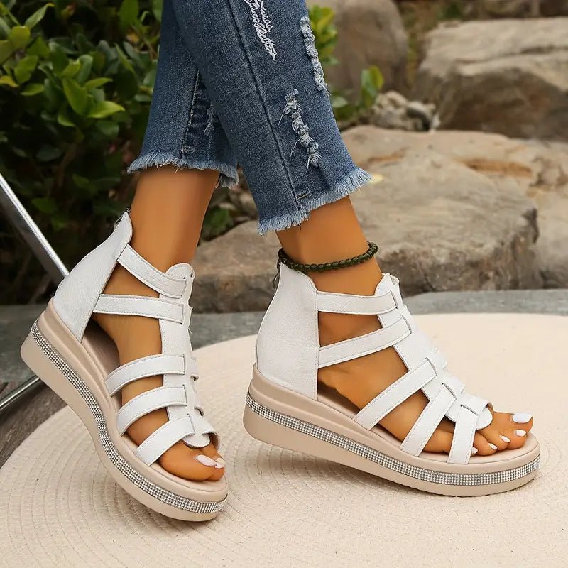 CHLOE - Elegant Wedge Sandals - Sandals Clearance - MOOD Melbourne