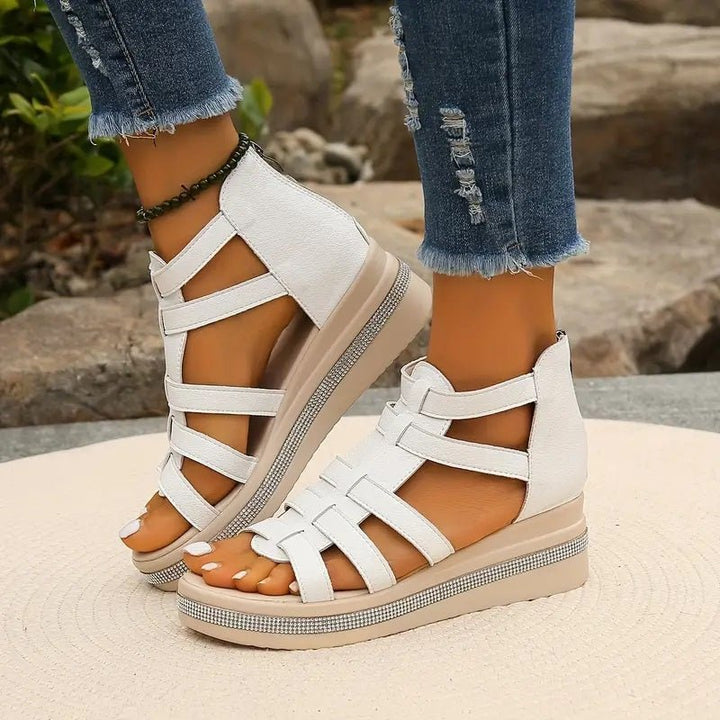 CHLOE - Elegant Wedge Sandals - Sandals Clearance - MOOD Melbourne