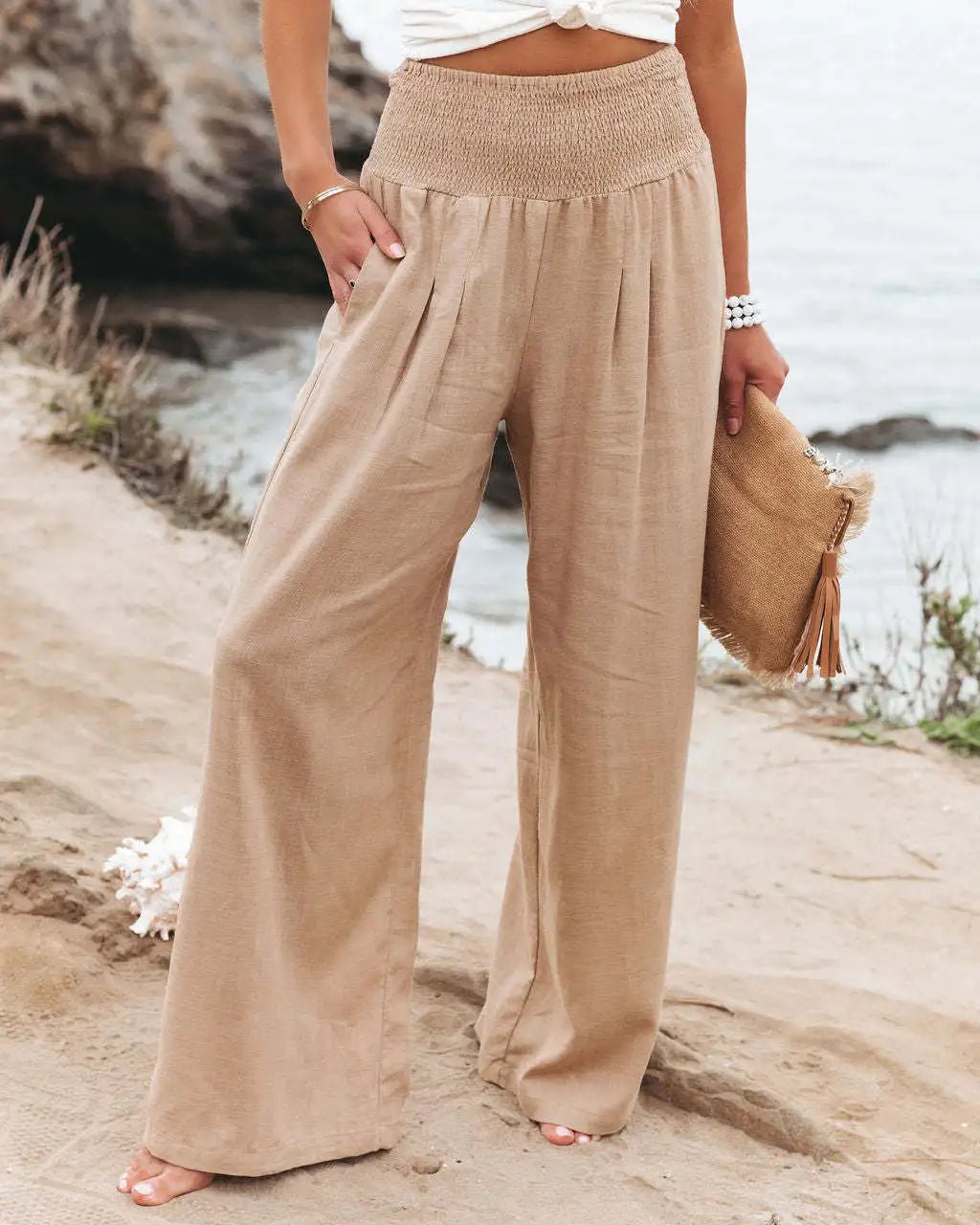 COLLEEN ™ - BEACH 'WIDE LEG' PANTS - D1 - MW736001 - MOOD Melbourne