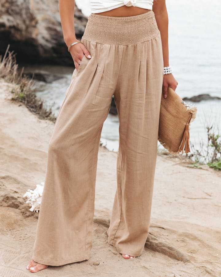 COLLEEN ™ - BEACH 'WIDE LEG' PANTS - D1 - MW736009 - MOOD Melbourne