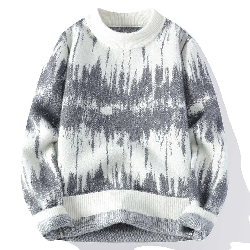 Corwin | Wave Knit Comfortable Sweater - Sweater - MOOD Melbourne