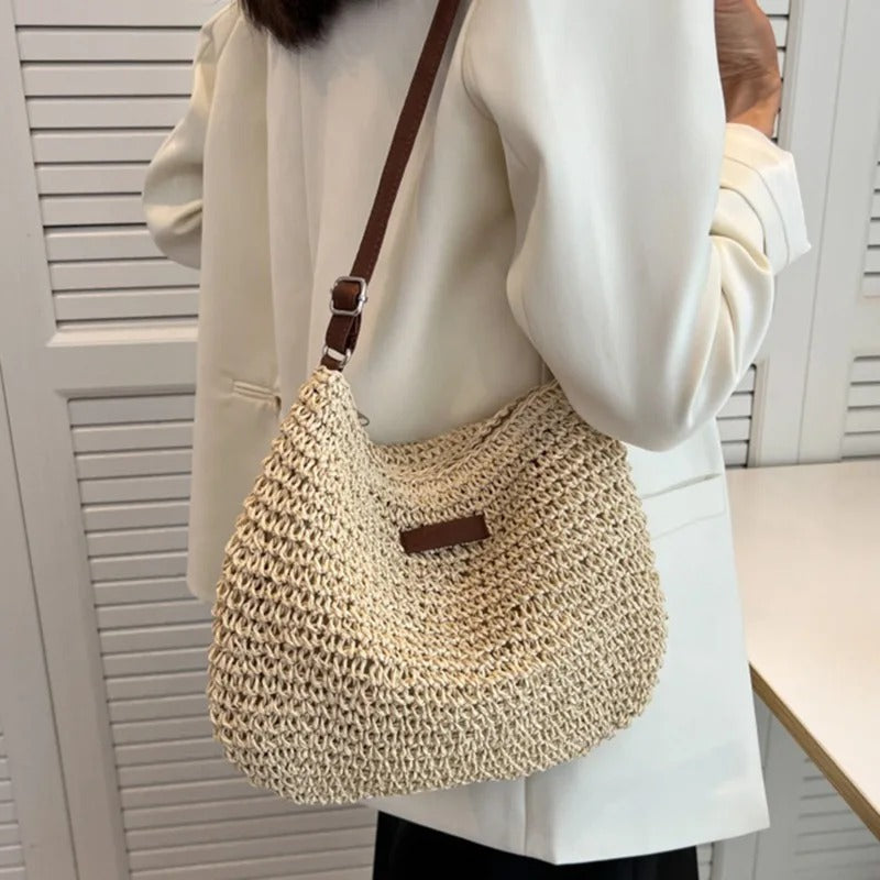Elara | Woven Shoulder Bag