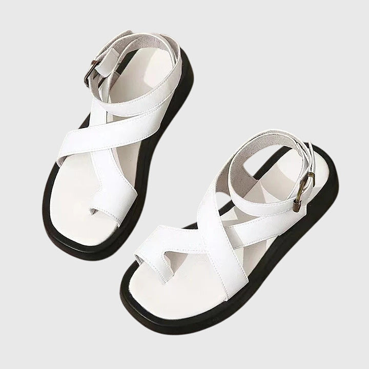 Riviera | Cross-Strap Platform Sandals