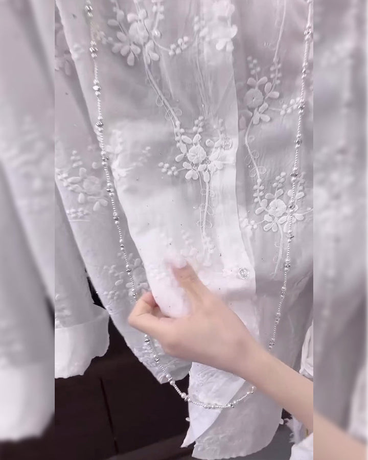 Elira | Embroidered Button-Up Blouse