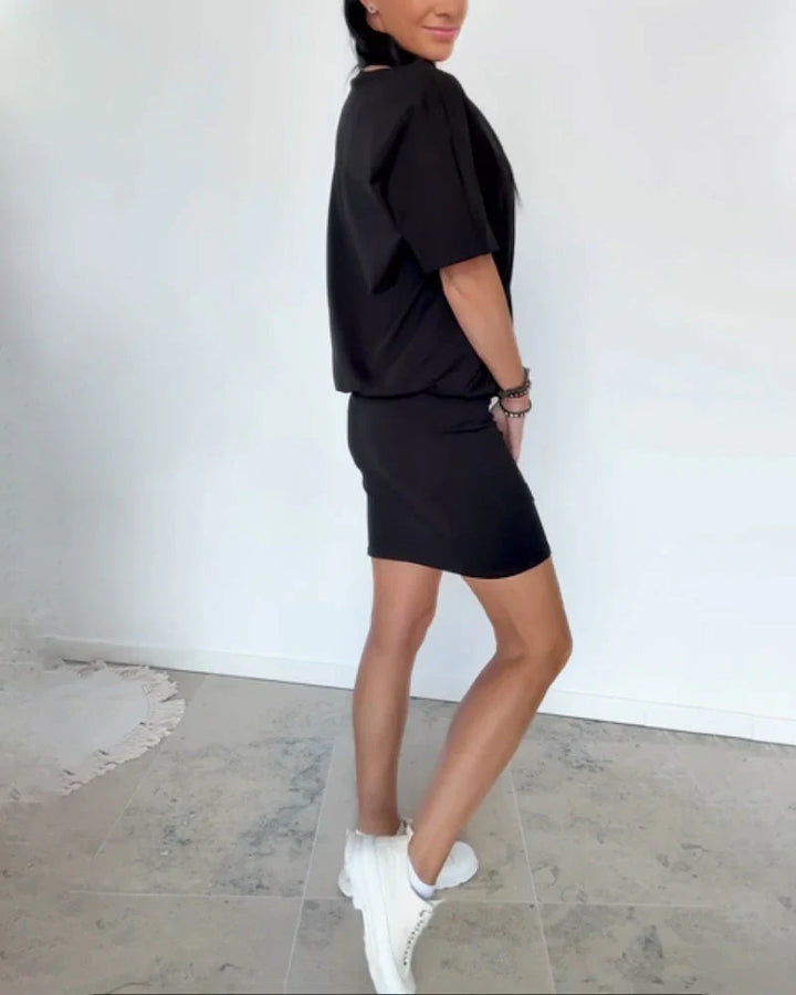 Kaelyn | Casual T-Shirt Dress Set