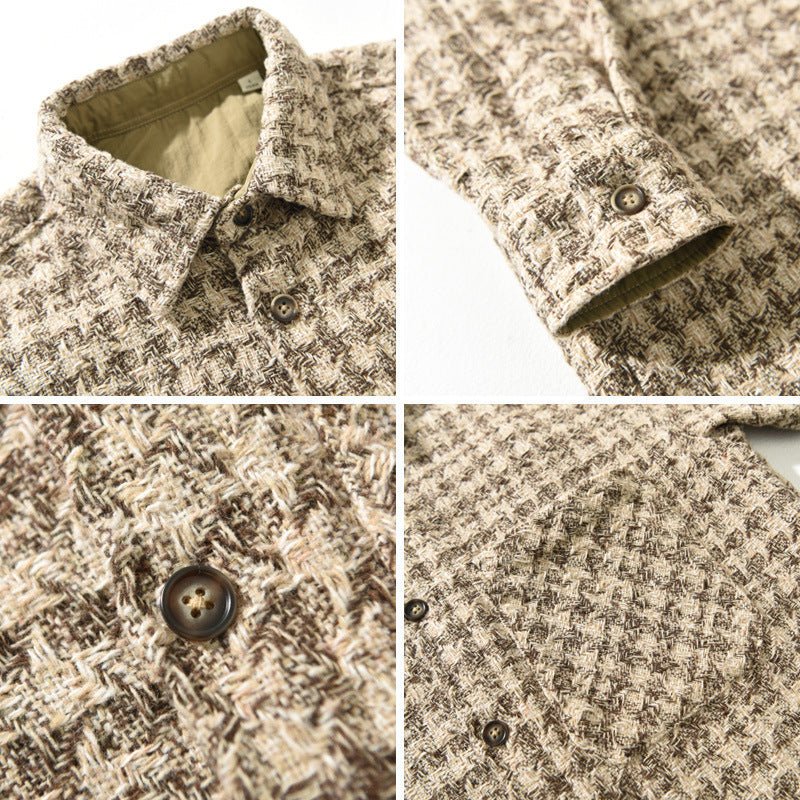 Edgar | Classic Elegant Tweed Men’s Jacket - Shirt - MOOD Melbourne